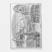 Kanton Ohio Historic Landmarks Theedoek (Verticaal)