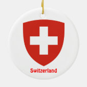 Kanton Zürich* Kerstornament Keramisch Ornament (Achterkant)