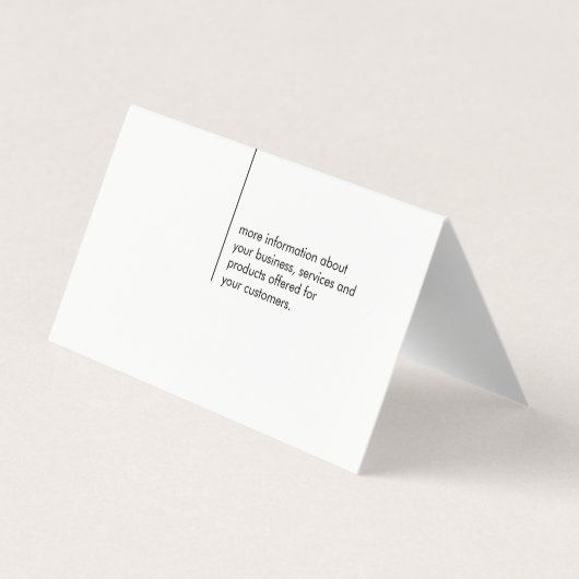 Kantoor accountant/lederen sierstrip visitekaartjes (Achterkant)