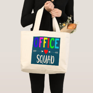 Kantoor administratieve assistent-school grote tote bag