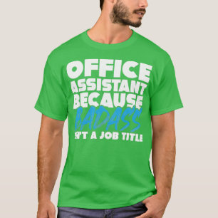 Kantoor-assistent-werkwoordspeling T-shirt