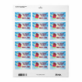 Kantoor behandelt beloningsbeloning werknemer van etiket (Full Sheet)