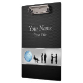 Kantoor Business People World Wereldbol - Klembord (Links)