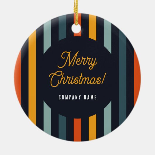 Kantoor Christmas Tree - Manager/CEO Keramisch Ornament (Achterkant)