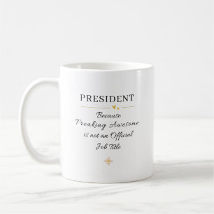 Kantoor Citaat van de President Koffiemok