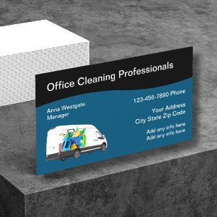 Kantoor Cleaning Professionele Visitekaartjes