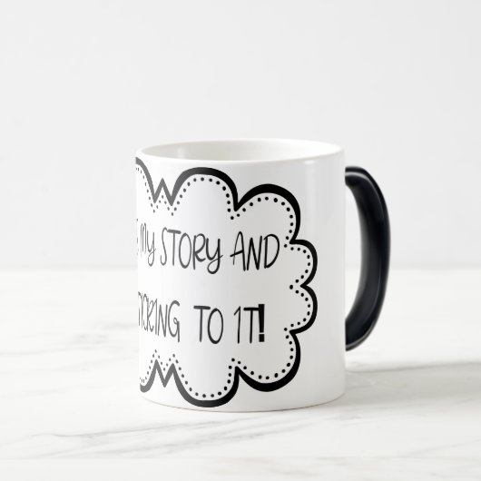 Kantoor Coffee Mok! Magische Mok (Voorkant rechts)