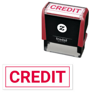 Kantoor CREDIT Zelfinktstempel Zelfinktende Stempel