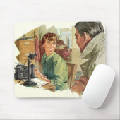 Kantoor, directie en secretaris Muismat (Met muis)