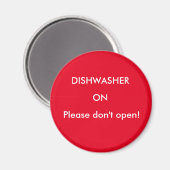 Kantoor Dishwasher Notices Magnet Magneet (Voorkant / Achterkant)