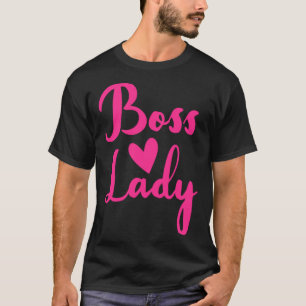 Kantoor Employee Bosses Day Vrouw Boss CEO Manager T-shirt