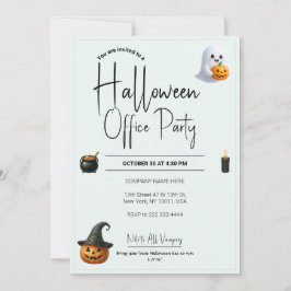 Kantoor Halloween Uitnodigingen & Uitnodiging Sjab