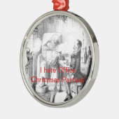 Kantoor kerstfeestversiering metalen ornament (Links)