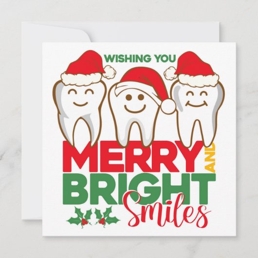 Kantoor kerstkaart plat ontwerp (Voorkant)