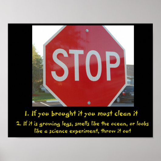 Kantoor koelkast poster (Voorkant)