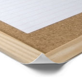 kantoor kurkbord poster (Hoek)