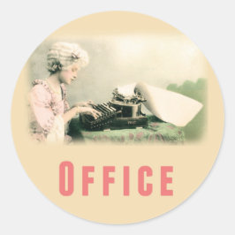 Kantoor Moving Box Sticker Label