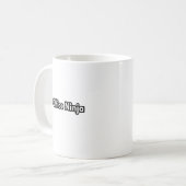 Kantoor Ninja grappige cadeaus voor administratief Koffiemok (Voorkant links)