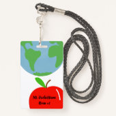 Kantoor Pass Badge (Achterkant met draagriem)