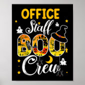 Kantoor Personeel Boo Crew Funny Halloween Matchin Poster (Voorkant)