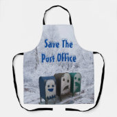 Kantoor Post opslaan Schort (Voorkant)
