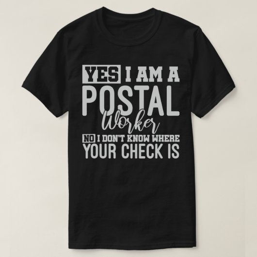 Kantoor Postbode Postbode Postbode Postdienst T-shirt (Design voorkant)