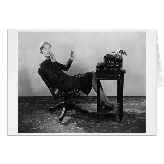 Kantoor - prinses op het werk , (Voorkant Horizontaal)