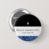 Kantoor Pro Damask Ronde Button 5,7 Cm (Voorkant /achterkant)