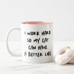 Kantoor Quote Grappige Twee-Tone Koffie Mok
