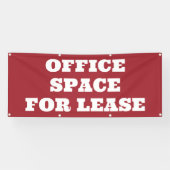 Kantoor-ruimte voor leasebanner spandoek (Horizontaal)