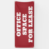 Kantoor-ruimte voor leasebanner spandoek (Verticaal)