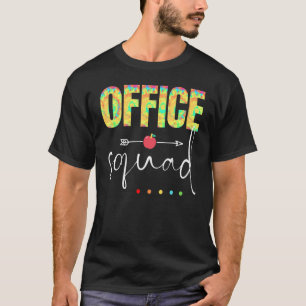 Kantoor Squad Tie Dye Teacher Kantoor School A T-shirt