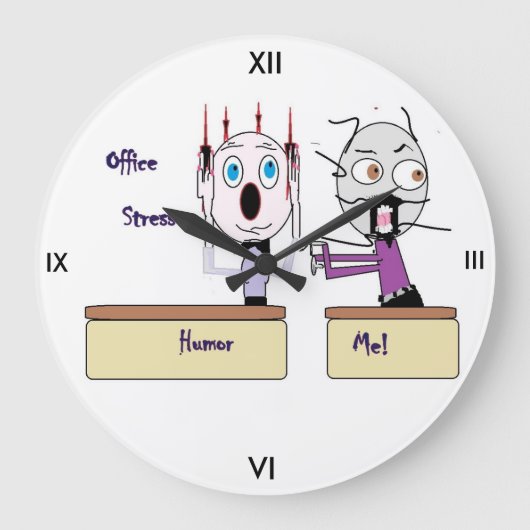 Kantoor stress-klok herstellen grote klok (Voorkant)
