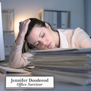 Kantoor Survivor White Bureau Naambordje