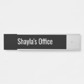 Kantoor van de deuren deurbordje (Voorkant)