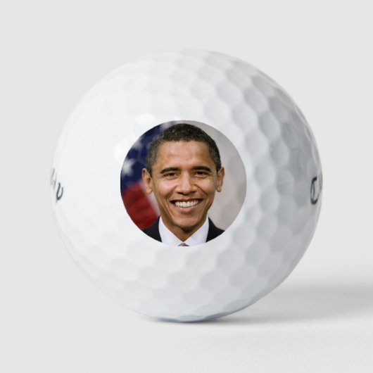 Kantoor van het President Verkozen Barack Obama Golfballen (Voorkant)