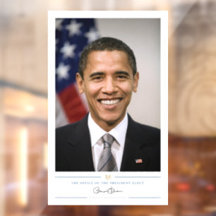 Kantoor van het President Verkozen Barack Obama Raamsticker