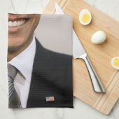Kantoor van het President Verkozen Barack Obama Theedoek (Quarter Fold)