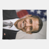 Kantoor van het President Verkozen Barack Obama Theedoek (Horizontaal)