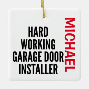 KANTOOR voor hardwerkende klepdeur Keramisch Ornament