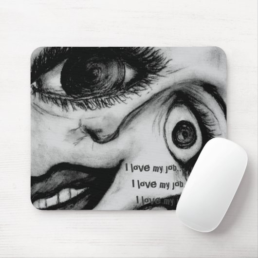 "Kantoor Work" mousepad Muismat (Met muis)