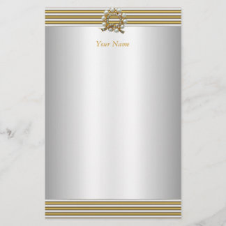 Kantoorartikelen Elegant Goud Zilver Wit Parel Briefpapier