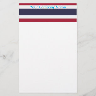 Kantoorartikelen met de vlag van Thailand Briefpapier