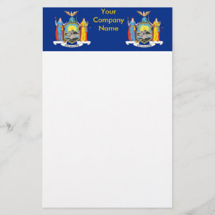 Kantoorartikelen met vlag van New York Briefpapier