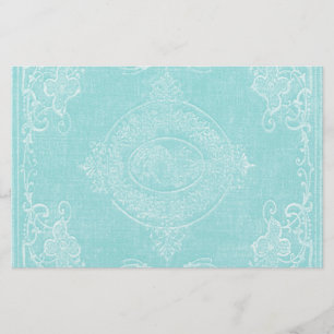 Kantoorartikelen Papier Vintage Boekomslag Ijsblau