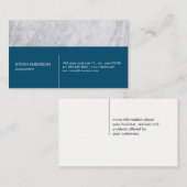 Kantoorbediende Marmerafwerking Visitekaartje (Voorkant / Achterkant)