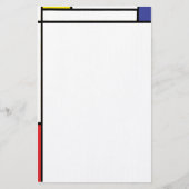 kantoorbenodigdheden van mondrian briefpapier (Voorkant)