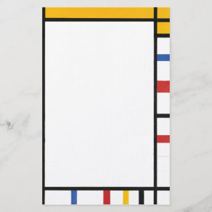 kantoorbenodigdheden van mondrian briefpapier