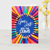 Kantoorbenodigdheden Veel succes in uw examens GCS Kaart (Gele Bloem)