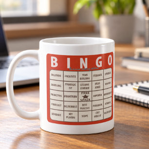 Kantoorgeklets Bingo Grappig Cadeau Koffiemok